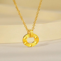 Chiba gold necklace